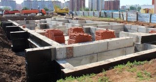 Фундаменты промышленных зданий в Армавире цена от 24605 руб. -  заказать строительство фундамента промздания под стальные колонны